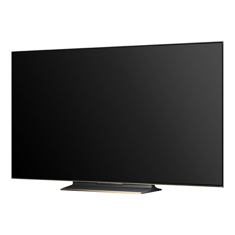 Czarny telewizor Dreame 65S100 na białym tle